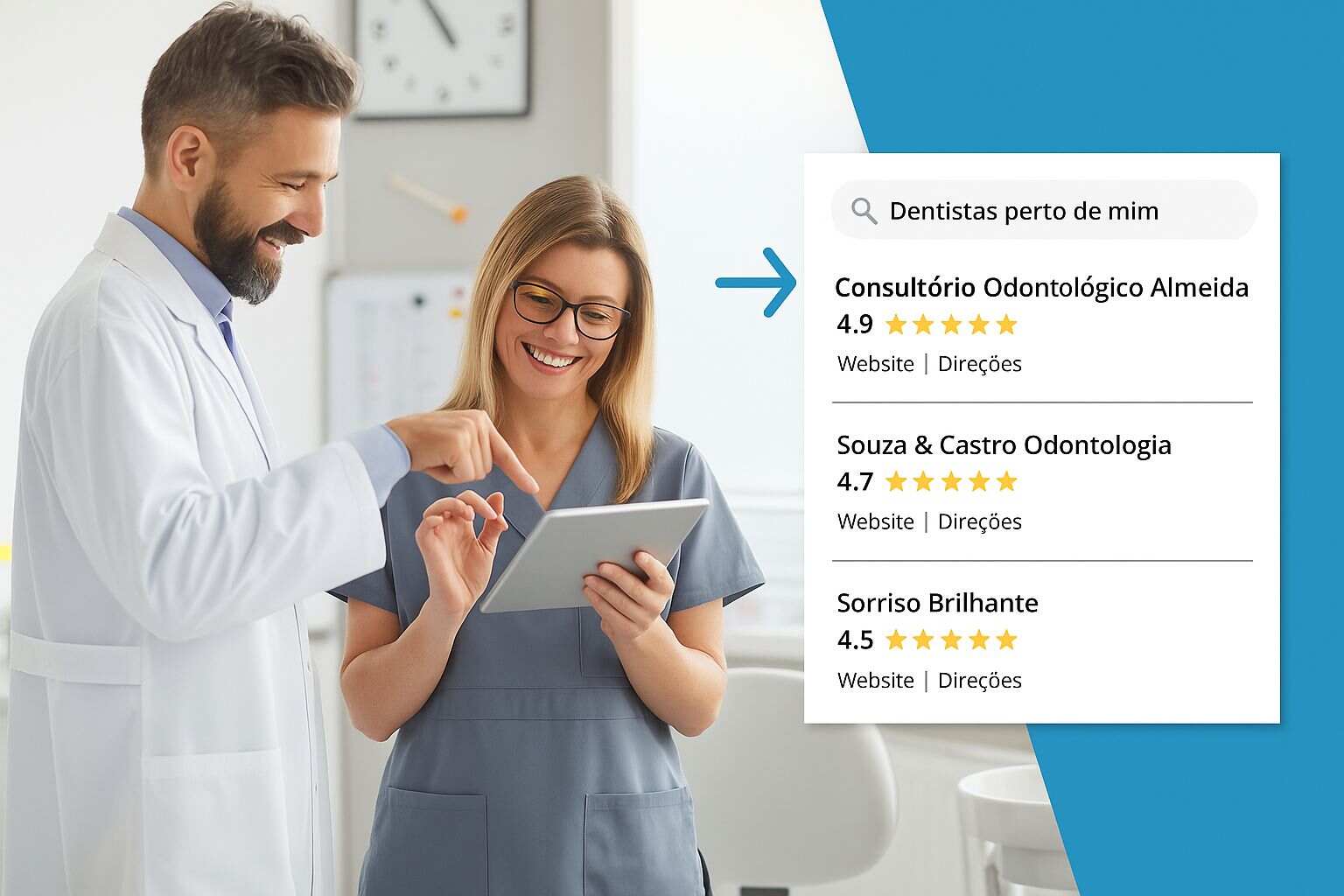 SEO Google Meu Negócio para Dentistas